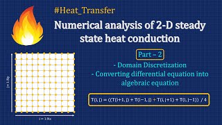 🔥 Numerical Analysis of 2-D Conduction Steady state heat transfer. PART - 2