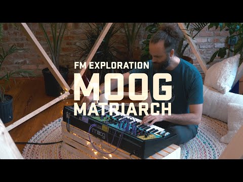 Moog Matriarch FM exploration #Moogfest (PROTOTYPE UNIT)