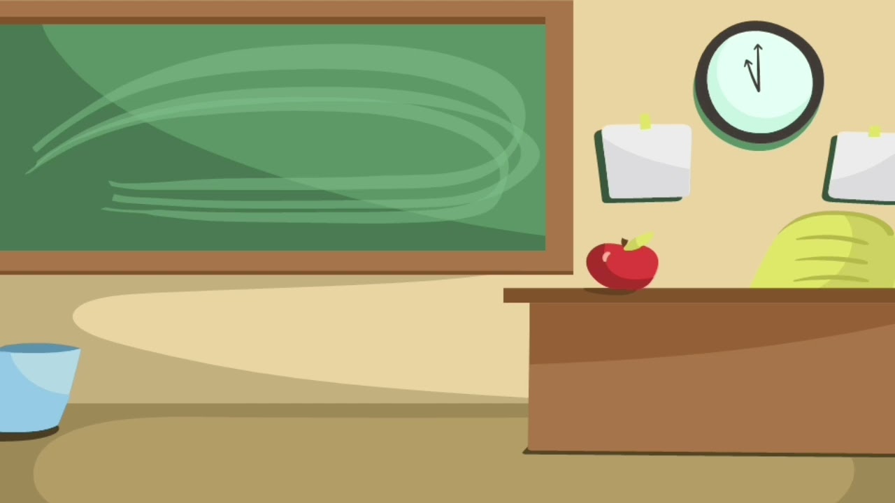 Animated Classroom Background| Virtual/Online Class| Video Lesson| Free