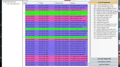 IPDevNet DNS Query Log Browser .NET