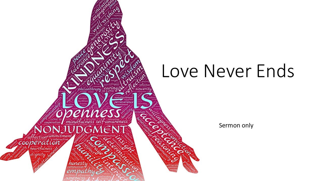 Love Never Ends  (sermon only)