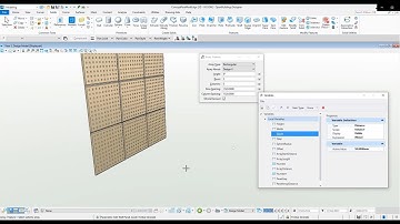 Creating a Parametric Panelled Wall in OpenBuildings