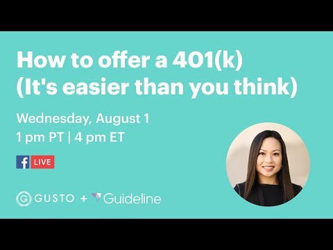 How to Offer a 401(k)—It’s Easier Than You Think!