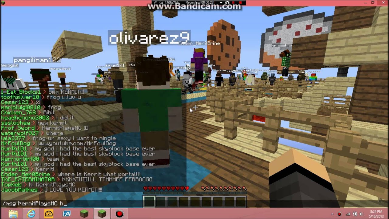 Seeing KermitplaysMC! (Prof_Sword)