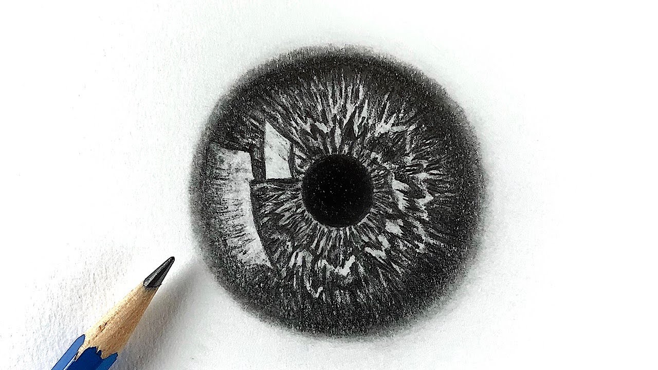 How To Draw An Eyeball - Eyeball Drawing - Youtube