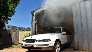 HOLDEN VR STATESMAN 5.0 V8 25th BIRTHDAY BURNOUT