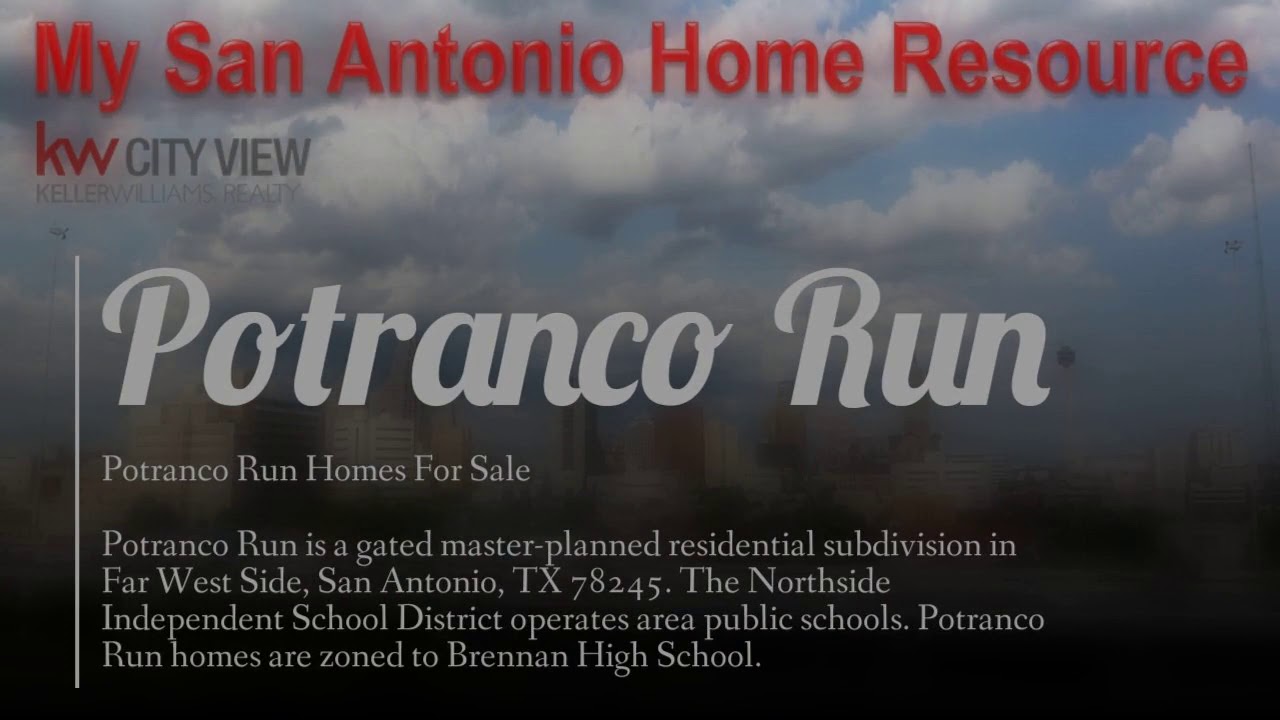 Potranco Run Homes For Sale YouTube