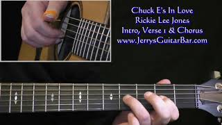 Rickie Lee Jones Chuck E's In Love Intro Guitar Lesson chords