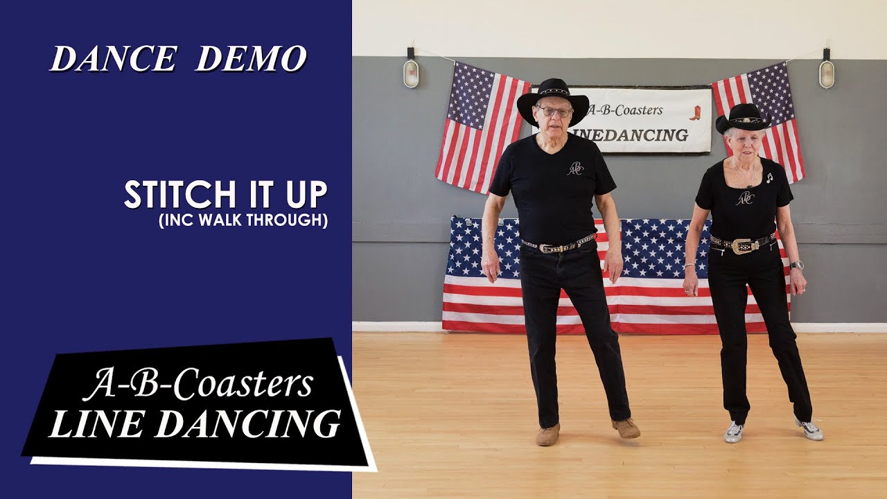 STITCH IT UP Line Dance Demo & Walk Through YouTube