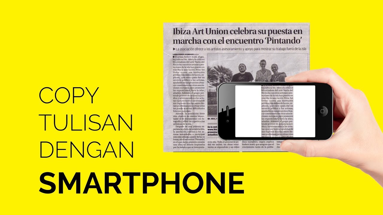 Cara Mudah Copy Paste Tulisan dari Internet dan Buku - YouTube