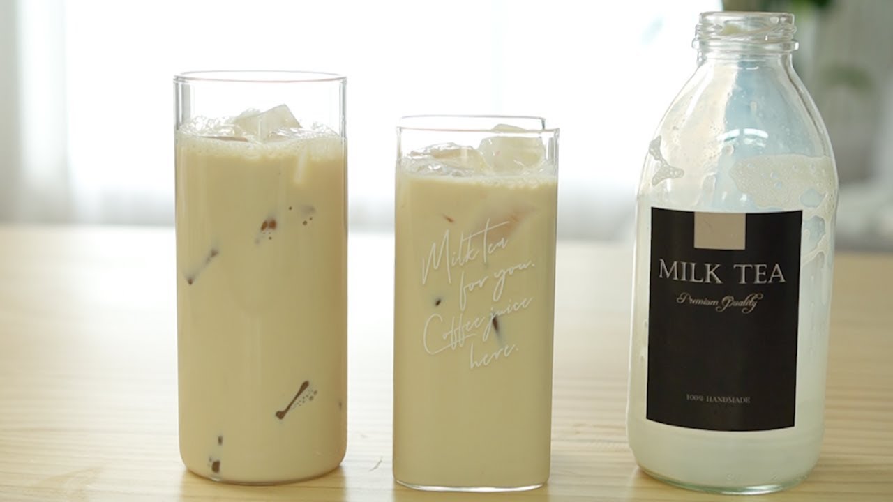 ⁣카페 사장이 알려주는 맛있는 냉침 밀크티 만들기 Milk Tea Recipe :: 지니 Jiny