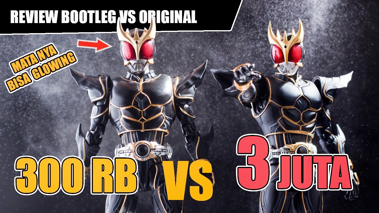 YAKIN MAU BELI : PERBANDINGAN SHF RENEWAL KAMEN RIDER ULTIMATE KUUGA ORI VS KW GREATTOYS