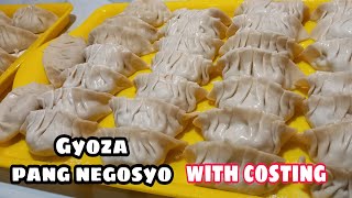 GYOZA PANG NEGOSYO/PAANO GUMAWA NG GYOZA