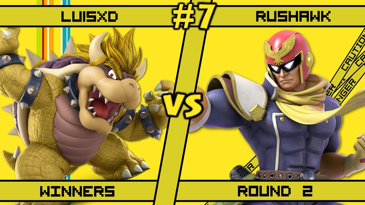 Yeli's: The Golden Series #7 - LuisXD (Bowser) vs. RUSHAWK (Captain Falcon)