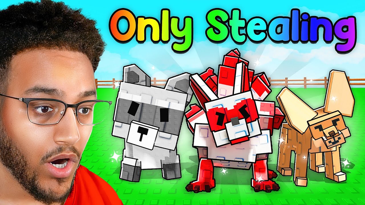 Я начал всё сначала, используя только КРАЖУ ДОМАШНИХ ЖИВОТНЫХ в Grow A Garden!