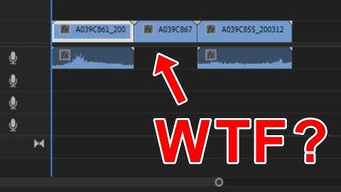 Adobe Premiere Pro Tutorial: Recover deleted audio track from timeline and sync back up with video