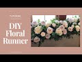 Flower Moxie- DIY Floral Runner Flower Moxie- DIY Floral Runner