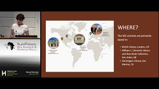 Slave Voyages: New Research & Uncharted Waters: April 4th, 2025 — Session 1