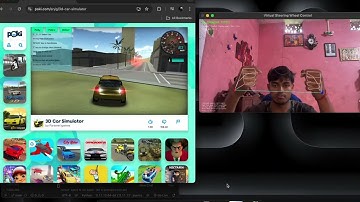 🖐️​￼​ Gesture Racer — AI-Powered Virtual Steering System 🚗🤖