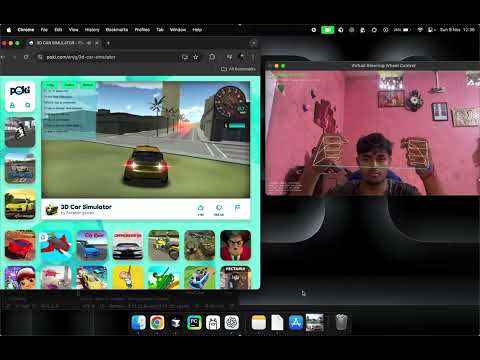 🖐️​￼​ Gesture Racer — AI-Powered Virtual Steering System 🚗🤖