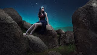 Best blue Color Photo Manipulation Photoshop Tutorial screenshot 1