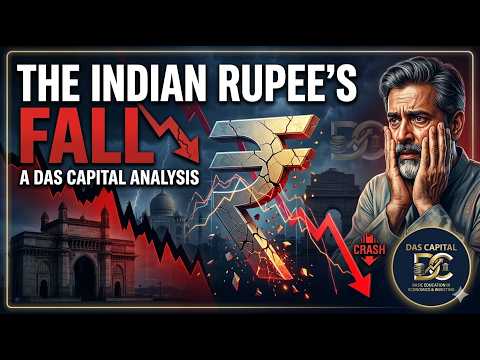 The Indian Rupee's Fall (English) #globaleconomy #viral #video 