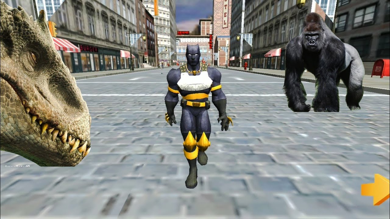 Grand Panther Flying Superhero City Battle - Android Gameplay HD