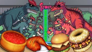 Jurassic World Dinosaur Mukbang Animation Allosaurus VS Giganotosaurus