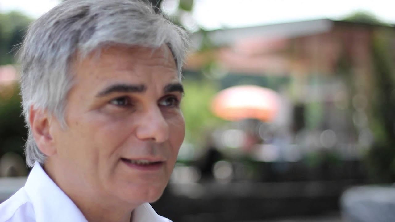 Werner Faymann und Erwin Wurm vor dem Sommergespräch "2+1"