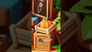 Modelling a stylized pumpkin in Blender! #shorts