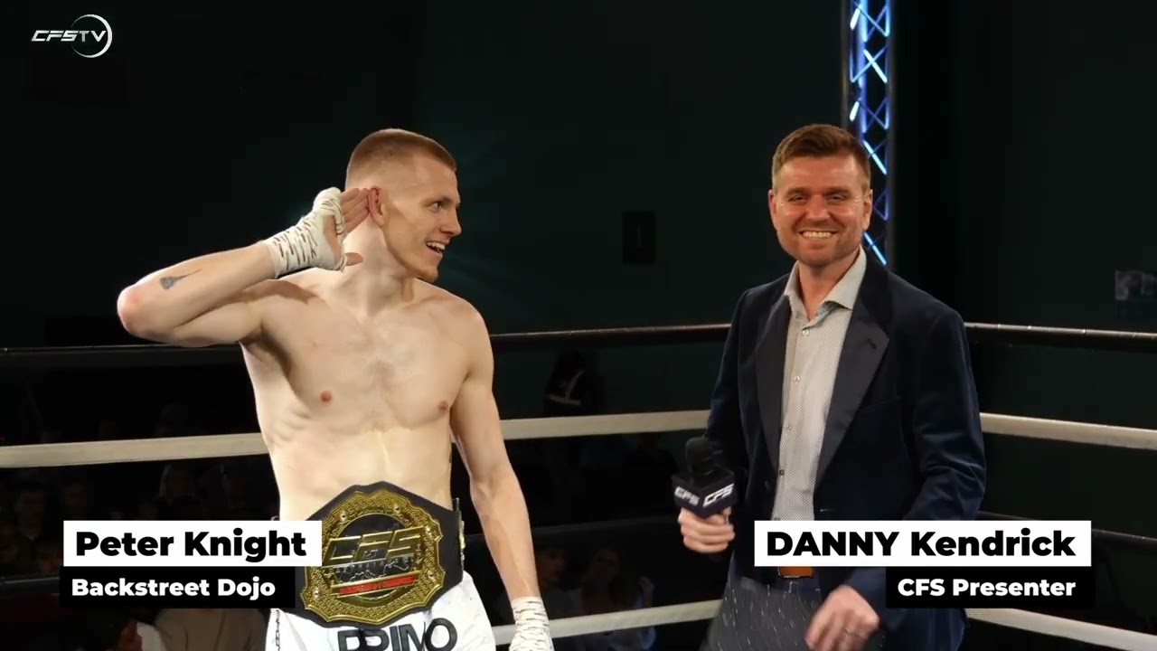 Peter knight CFS30 post fight interview 🎤