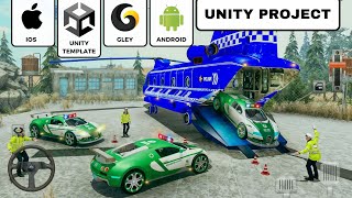 Police Vehicle Transport Simulator - unity project for sell