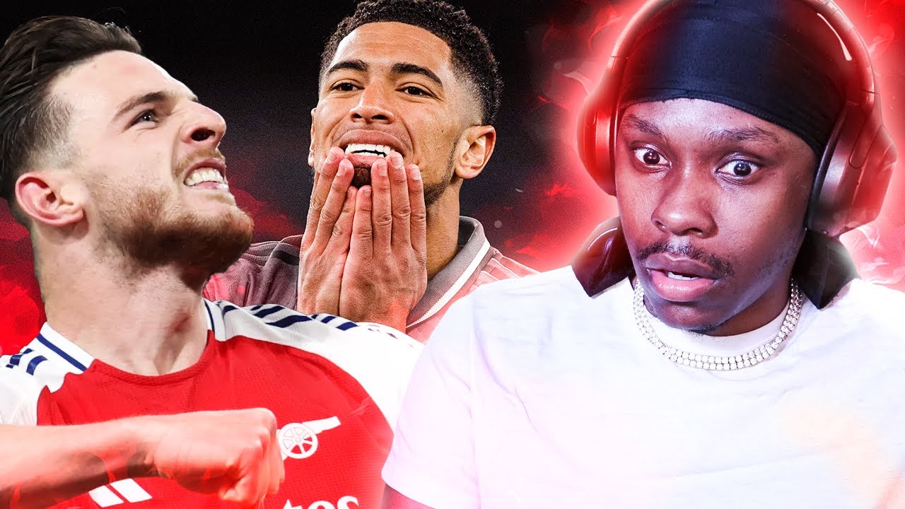 Arsenal Rice Rice Baby RICE RICE BABY! | Reacting To The ARSENAL VS REAL MADRID! - YouTube