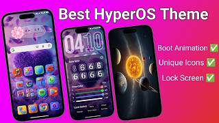 Xiaomi HyperOS Best Theme | Unique Apps Icons & Boot Animation Theme ✅