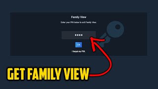 How To Get Family View On Your Steam Account! (Pin Code)
