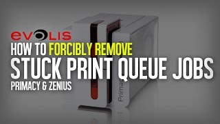 How to forcibly delete stuck print jobs in the print queue