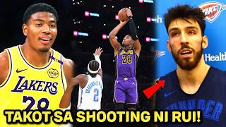 Hindi daw pwedeng MAG-INIT sa tres si Rui Hachimura ayon kay Chet Holmgren! TAKOT sa shooting ni Rui