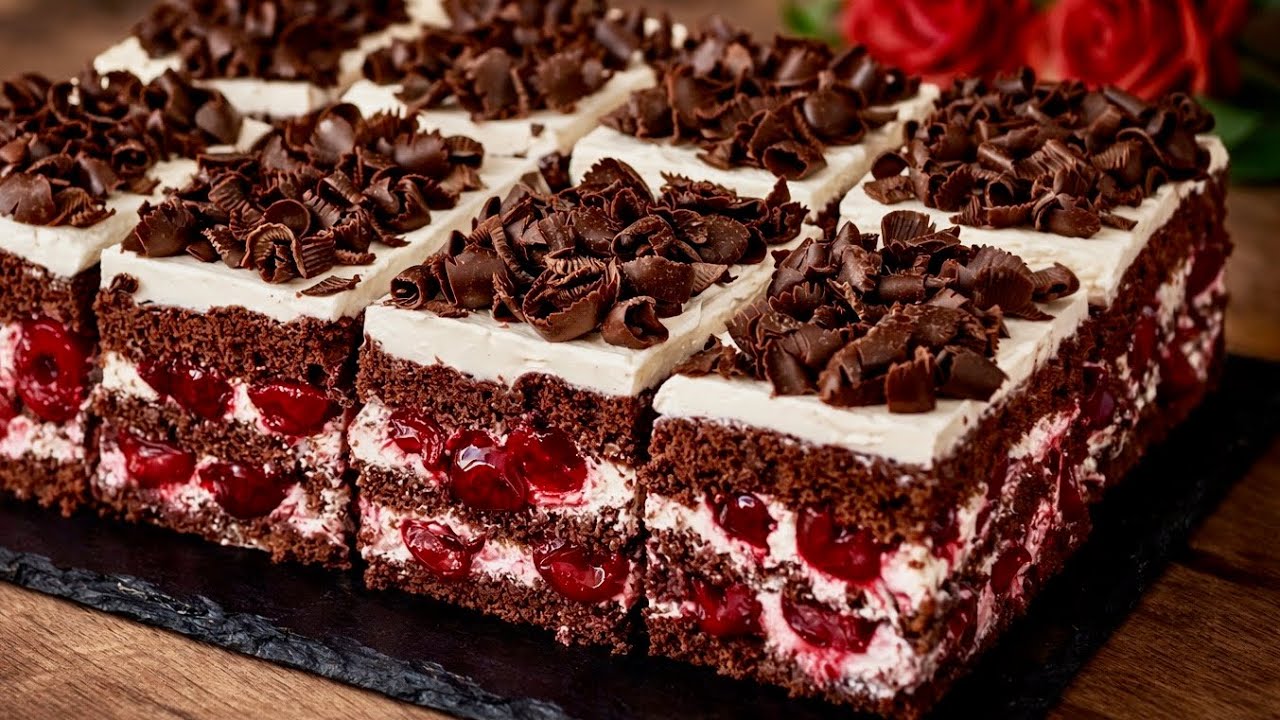Вишневый пирог с шоколадным бисквитом! Лучший рецепт из Германии!