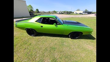 1970 Plymouth Barracuda Snakeskin Viper Green Custom Cuda!