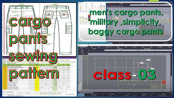 cargo pants pattern class-03 II men