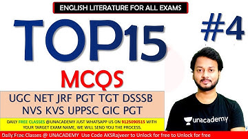#4 MOST IMPORTANT MCQS IN ENGLISH LITERATRE || AKSRajveer || Literature Lovers