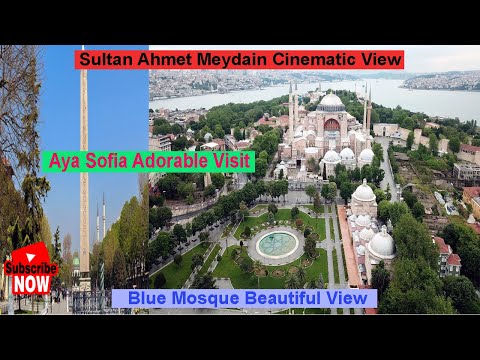 Sultan Ahmet Mosque  Cinematic Video|Hagi Aya Sofia Mosque Vlog|SultanAhmet Meydan  Cinematic Video|