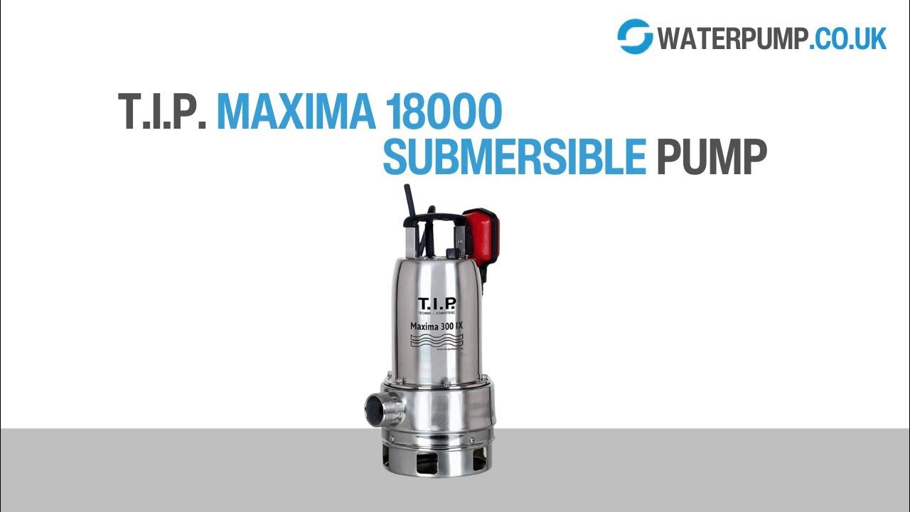 Maxima 18000 - TIP - Waterpump.co.uk - YouTube