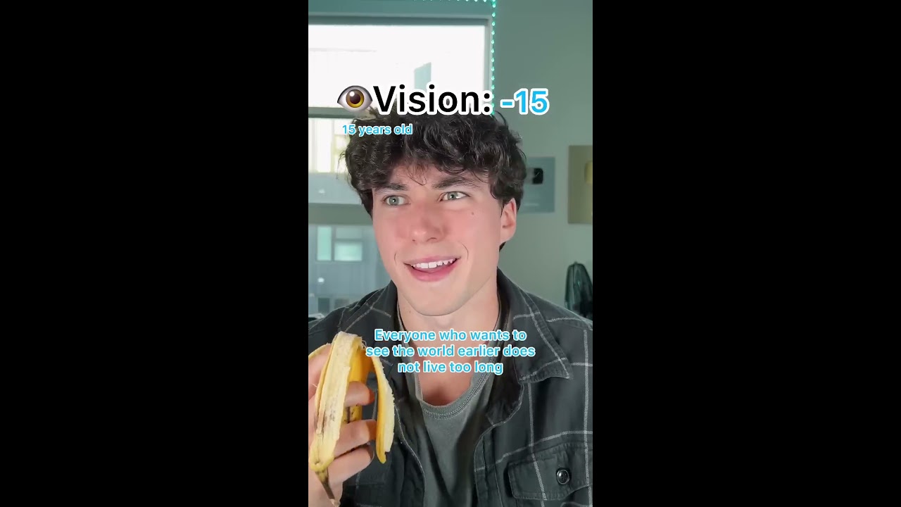 POV Everyone S Born Blind Until You Turn 18 Then Re Allowed To Wear Glasses 