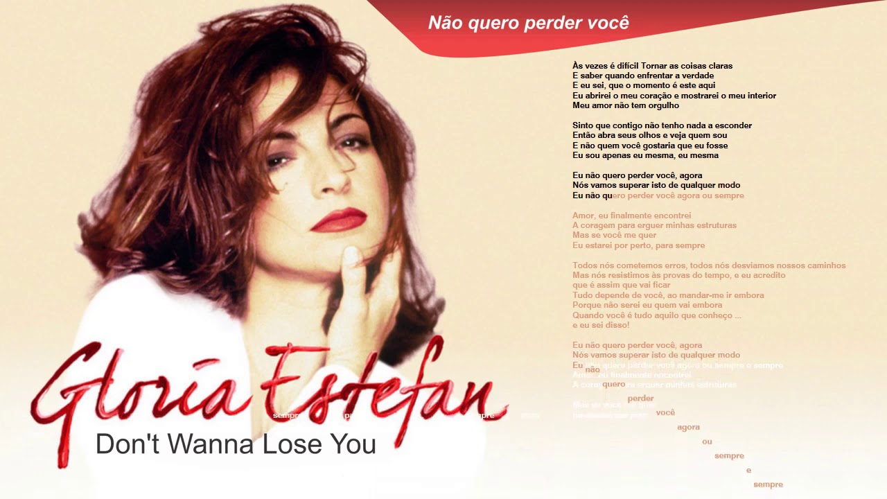 Gloria Estefan - Don't Wanna Lose You - YouTube