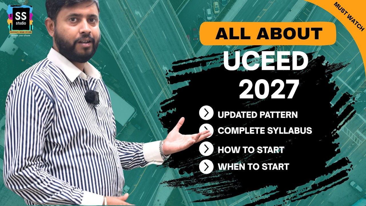 Uceed Pattern UCEED 2027 Exam Preparation I New Pattern and Syllabus - YouTube