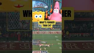 spongebob and patrick's thoughts on super bowl LVIII! 🤭 #shorts Resimi