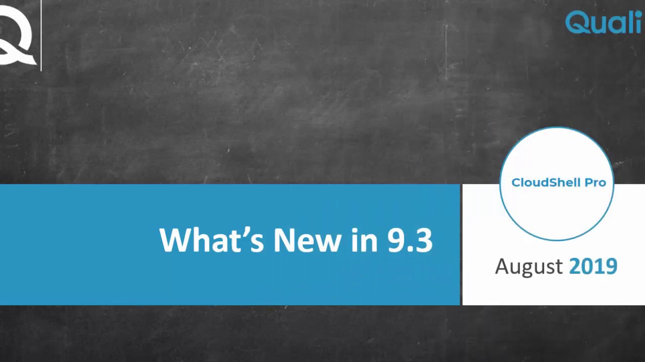 Whats New in CloudShell 9.3 - YouTube
