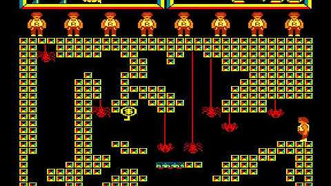 Вектор-06Ц, игра "Амбал-М", 255 жизней, с музыкой (Vector-06C, Ambal)