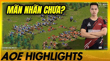 Mãn nhãn thao tác điều R của Chim Sẻ Đi Nắng | AoE Highlights #aoe